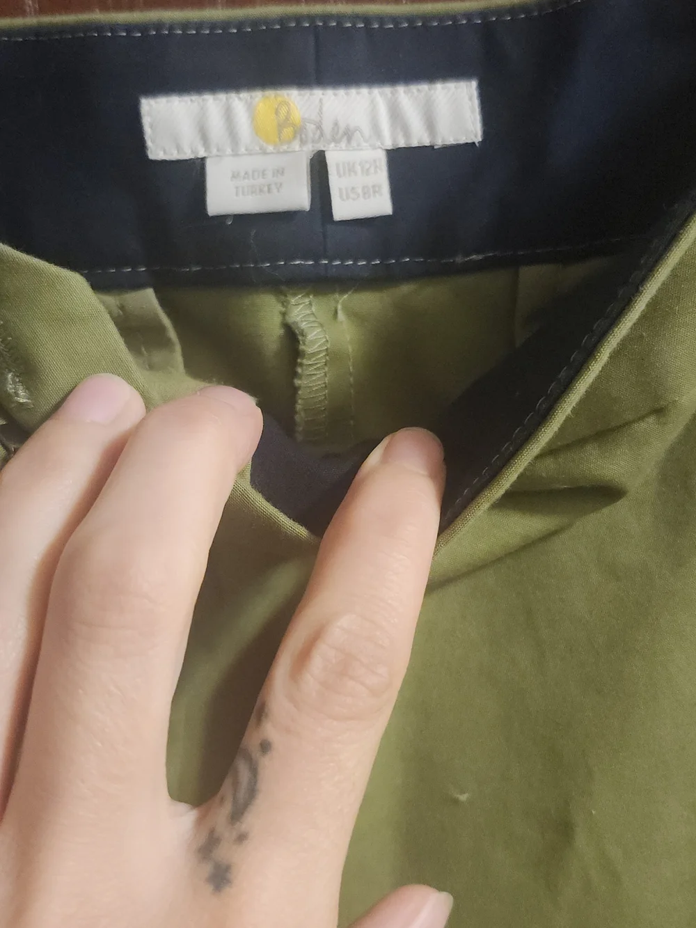 Boden Hampshire Ankle Pants Green